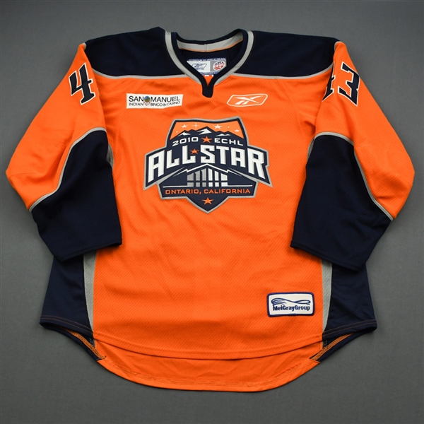 Prough, Jeff *<br>Orange Period 2<br>ECHL All-Star 2009-10<br>#43 Size: 54
