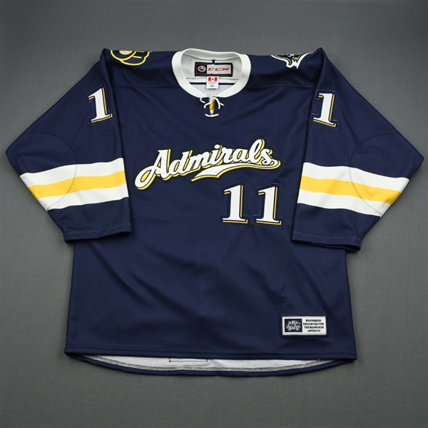 Tolvanen, Eeli *<br>Blue " Milwaukee Brewers" <br>Milwaukee Admirals 2018-19<br>#11 Size: 52