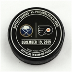 Philadelphia Flyers Warmup Puck<br>December 19, 2019 vs Buffalo Sabres<br>Philadelphia Flyers 2019-20<br> 