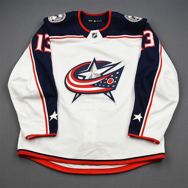 Atkinson, Cam<br>White Set 1<br>Columbus Blue Jackets 2019-20<br>#13 Size: 54