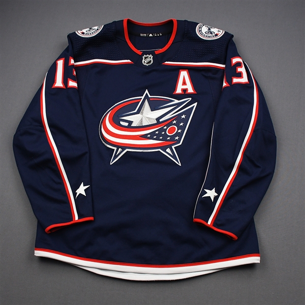 columbus blue jackets game worn jerseys