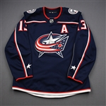 Atkinson, Cam<br>Blue Set 1 w/A<br>Columbus Blue Jackets 2019-20<br>#13 Size: 54