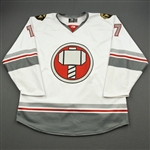 Brazeau, Justin<br>MARVEL Thor w/Socks - Worn November 2, 2019 vs. Maine Mariners (Autographed)<br>Newfoundland Growlers 2019-20<br>#17 Size: 58
