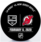 New Jersey Devils Warmup Puck<br>February 8, 2020 vs. Los Angeles Kings<br>MacKenzie Blackwoods 5th Career NHL Shutout<br>New Jersey Devils 2019-20<br>