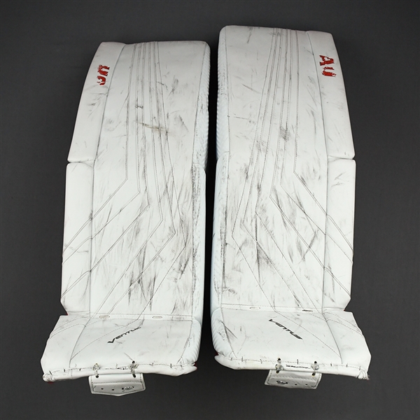 Blackwood, Mackenzie<br>Vaughn Ventus Leg Pads<br>New Jersey Devils 2019-20<br> 