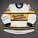 Bonino, Nick<br>White - Winter Classic Style - Worn January 18, 2020 & February 16, 2020<br>Nashville Predators 2019-20<br>#13 Size: 58