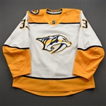 Arvidsson, Viktor<br>White Set 1<br>Nashville Predators 2019-20<br>#33 Size: 54