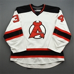 Scarlett, Reece *<br>White<br>Albany Devils 2013-14<br>#34 Size: 56