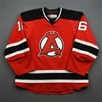 Sexton, Ben *<br>Red<br>Albany Devils 2016-17<br>#16 Size: 56