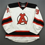 Sislo, Mike *<br>White<br>Albany Devils 2015-16<br>#19 Size: 56
