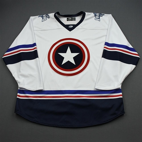 BLANK (No Name Or Number)<br>MARVEL Captain America (Game-Issued) - January 20, 2020 @ Utah Grizzlies<br>Idaho Steelheads 2019-20<br> Size: 56