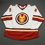 Boka, Nick<br>MARVEL Iron Man (Game-Issued) - February 12, 2020 @ Rapid City Rush<br>Allen Americans 2019-20<br>#24 Size: 56