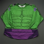 McNulty, Ian<br>MARVEL Hulk w/A & Socks - Worn January 18, 2020 @ Idaho Steelheads (Autographed)<br>Tulsa Oilers 2019-20<br>#29 Size: 56