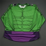 Blank - Name On Back Removed<br>MARVEL Hulk (Game-Issued) - January 18, 2020 @ Idaho Steelheads<br>Tulsa Oilers 2019-20<br>#20 Size: 56