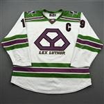 VanWormer, Jared<br>DC Lex Luthor - Worn December 1, 2019 @ Tulsa Oilers (Autographed)<br>Allen Americans 2019-20<br>#19 Size: 54