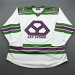 No Name or Number, Blank - <br>DC Lex Luthor (Game-Issued) - February 15, 2020 @ South Carolina Stingrays<br>Greenville Swamp Rabbits 2019-20<br> Size: 56