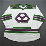 No Name or Number, Blank - <br>DC Lex Luthor (Game-Issued) - February 15, 2020 @ South Carolina Stingrays<br>Greenville Swamp Rabbits 2019-20<br> Size: 58