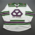 No Name or Number, Blank - <br>DC Lex Luthor (Game-Issued) - February 15, 2020 @ South Carolina Stingrays<br>Greenville Swamp Rabbits 2019-20<br> Size: 58