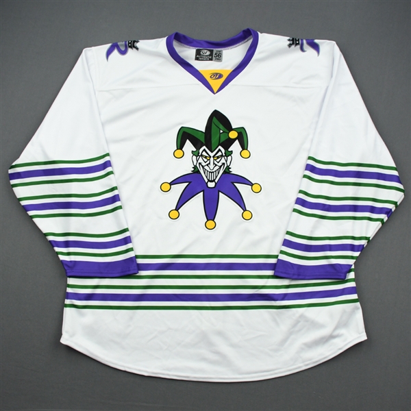 No Name or Number, Blank - <br>DC Joker (Game-Issued) - December 7, 2019 @ Brampton Beast<br>Reading Royals 2019-20<br> Size: 56
