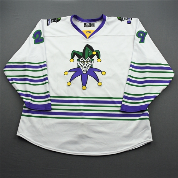 McNulty, Ian<br>DC Joker w/Socks - Worn February 29, 2020 @ Rapid City Rush (Autographed)<br>Tulsa Oilers 2019-20<br>#29 Size: 56