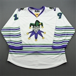 Watson, Bobby<br>DC Joker (Game-Issued) - February 29, 2020 @ Rapid City Rush<br>Tulsa Oilers 2019-20<br>#19 Size: 54