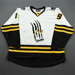 Barron, Travis<br>DC Cheetah (Game-Issued) - November 16, 2019 @ Kalamazoo Wings<br>Utah Grizzlies 2019-20<br>#19 Size: 56