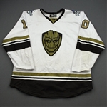Shiplo, Luke<br>MARVEL Groot w/Socks - Worn November 23, 2019 @ Allen Americans (Autographed)<br>Wichita Thunder 2019-20<br>#10 Size: 54