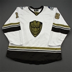 Safin, Ostap<br>MARVEL Groot w/Socks - Worn November 23, 2019 @ Allen Americans<br>Wichita Thunder 2019-20<br>#18 Size: 56
