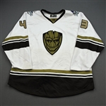 Ricci, Fabrizio<br>MARVEL Groot w/Socks - Worn November 23, 2019 @ Allen Americans (Autographed)<br>Wichita Thunder 2019-20<br>#43 Size: 56