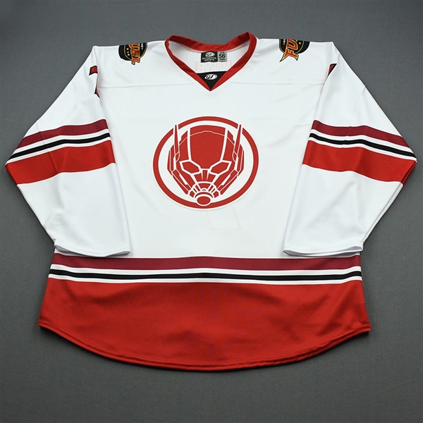 Coughlin, Liam<br>MARVEL Ant-Man (Game-Issued) - February 8, 2020 vs. Kalamazoo Wings<br>Indy Fuel 2019-20<br>#7 Size: 56