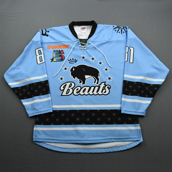 Gehen, Erin<br>Blue Set 1B / Playoffs<br>Buffalo Beauts 2019-20<br>#81 Size: MD