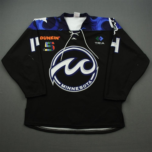 Alleva, Rose<br>Black Set 1<br>Minnesota Whitecaps 2019-20<br>#14 Size: LG