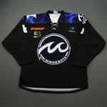 Baldwin, Sydney<br>Black Set 1B / Playoffs<br>Minnesota Whitecaps 2019-20<br>#6 Size: LG