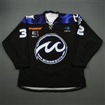 Donovan, Sam<br>Black Set 1<br>Minnesota Whitecaps 2019-20<br>#32 Size: LG