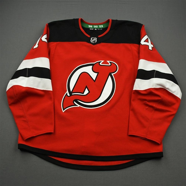 Anderson, Joey<br>Red Set 1<br>New Jersey Devils 2019-20<br>#14 Size: 56