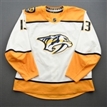 Bonino, Nick<br>White Set 2<br>Nashville Predators 2019-20<br>#13 Size: 58