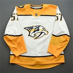 Fabbro, Dante<br>White Set 2<br>Nashville Predators 2019-20<br>#57 Size: 56