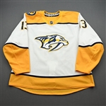 Bonino, Nick<br>White Set 3 / Qualifiers<br>Nashville Predators 2019-20<br>#13 Size: 58