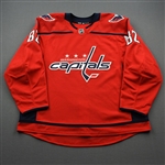 Bailey, Casey<br>Red Set 1 - Game-Issued (GI)<br>Washington Capitals 2019-20<br>#82 Size: 58