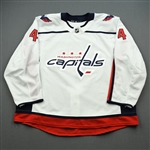 Dillon, Brenden<br>White Set 3 / Round Robin / Playoffs<br>Washington Capitals 2019-20<br>#4 Size: 58