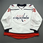 Eller, Lars<br>White Set 3 / Round Robin / Playoffs<br>Washington Capitals 2019-20<br>#20 Size: 58