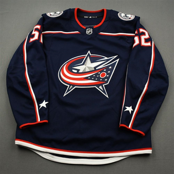 Bemstrom, Emil<br>Blue Set 2<br>Columbus Blue Jackets 2019-20<br>#52 Size: 54