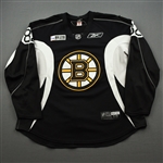 Bukac, Daniel<br>Black Practice Jersey w/ ORG Packaging Patch - CLEARANCE<br>Boston Bruins 2017-18<br>#82 Size: 58
