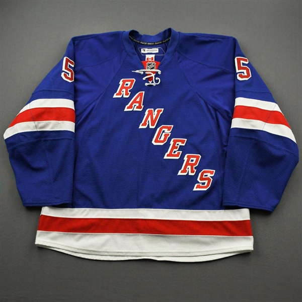 Girardi, Daniel *<br>Blue - Eastern Conference Semifinals<br>New York Rangers 2011-12<br>#5 Size: 58