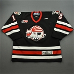 Moore, Barrie *<br>Black<br>Portland Pirates 1998-00<br>#18 Size: 56