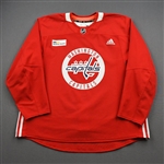 Albert, John<br>Red Practice Jersey w/ MedStar Health Patch - CLEARANCE<br>Washington Capitals <br>#16 Size: 58