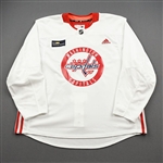 Besse, Grant<br>White Practice Jersey w/ MedStar Health Patch - CLEARANCE<br>Washington Capitals <br>#68 Size: 58