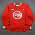 Bowey, Madison<br>Red Practice Jersey w/ MedStar Health Patch - CLEARANCE<br>Washington Capitals <br>#22 Size: 58