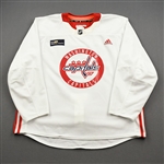 Bowey, Madison<br>White Practice Jersey w/ MedStar Health Patch - CLEARANCE<br>Washington Capitals <br>#22 Size: 58