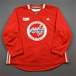 Cesana, Dennis<br>Red Practice Jersey w/ MedStar Health Patch - CLEARANCE<br>Washington Capitals <br>#89 Size: 58